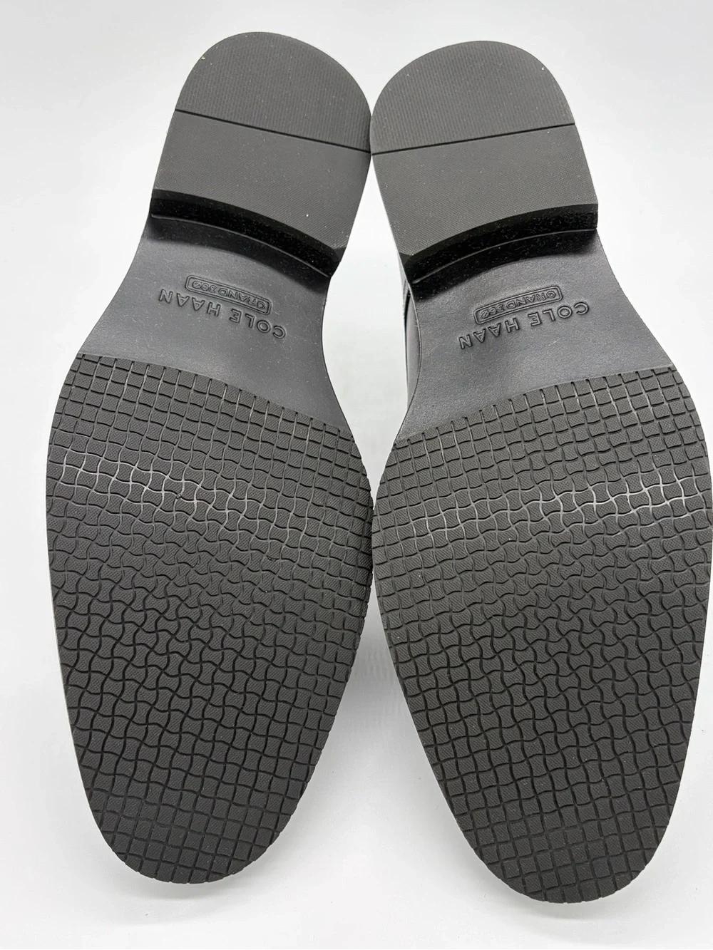 Cole Haan Black Cap-Toe Derby Dress Shoes